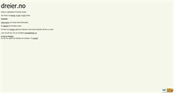 Desktop Screenshot of dreier.no