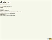 Tablet Screenshot of dreier.no