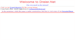 Desktop Screenshot of dreier.net