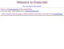 Tablet Screenshot of dreier.net